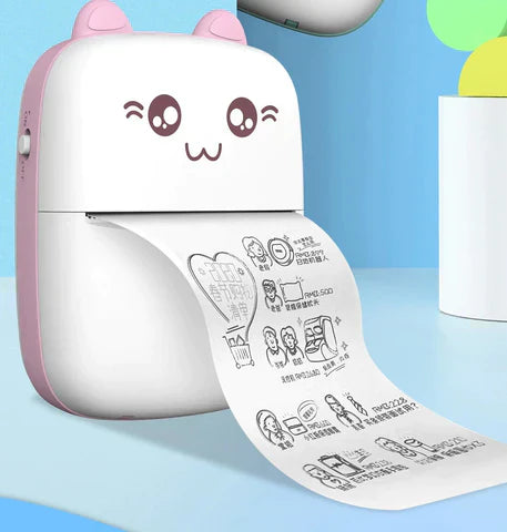 Mini Impresora Portátil Bluetooth Gato